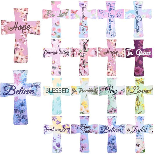 📖12 Pcs Magnetic Cross Bookmarks Gifts for Bible Study, Readers, Teachers, Students🌸✝️