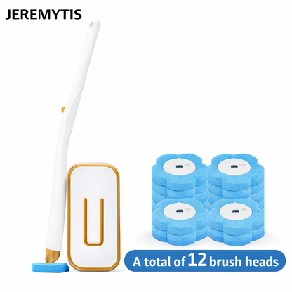 A More Hygienic Way to Clean Your Toilet No-Touch Replacement. No Floor Clutter.