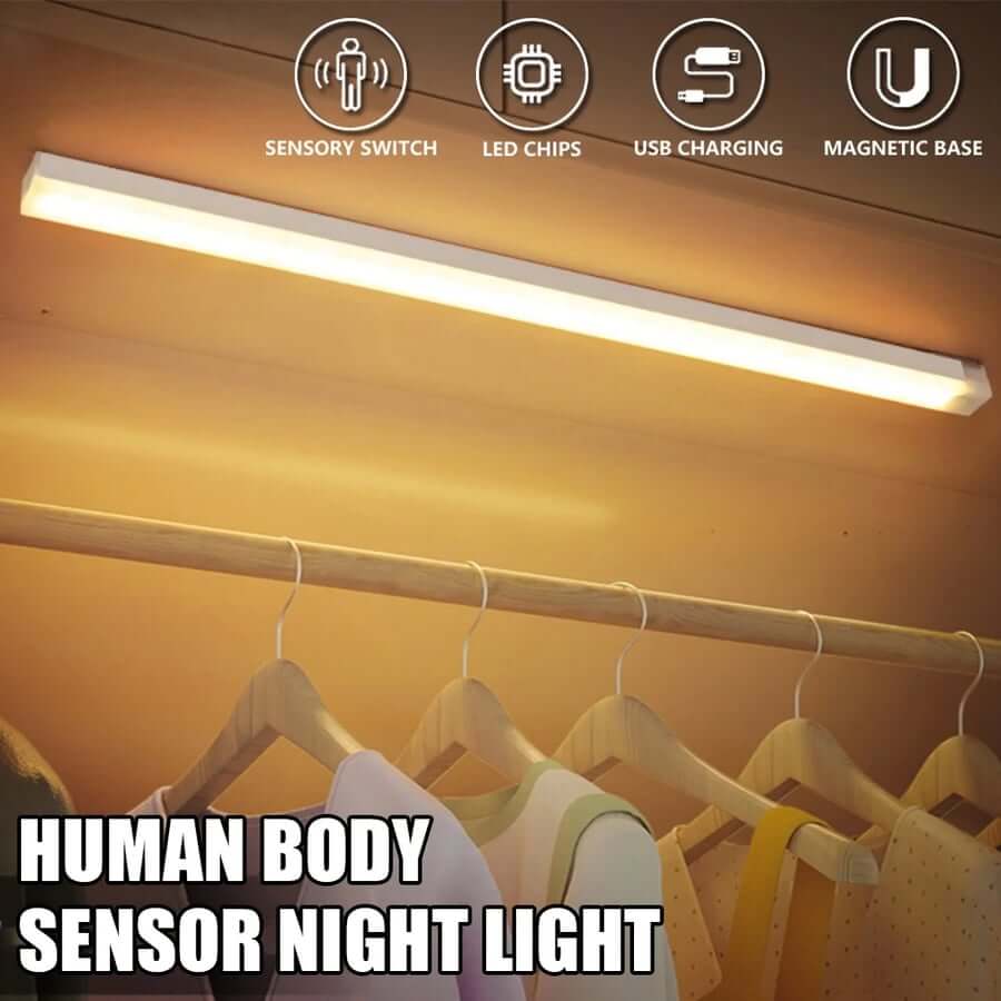 💡 Punch-free Smart Sensor Magnetic Rechargeable LED Lights