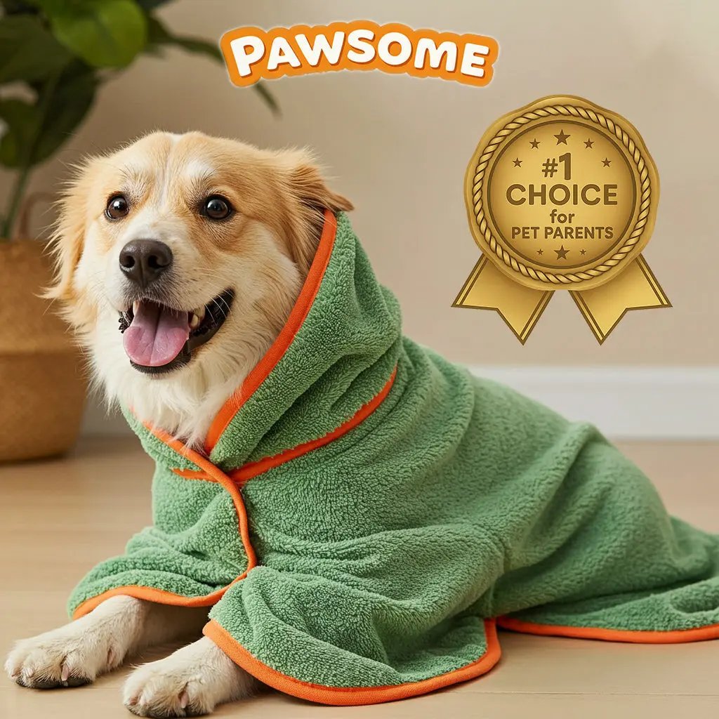 🐶🐾Super Absorbent Quick-drying Pet Dog Bathrobe