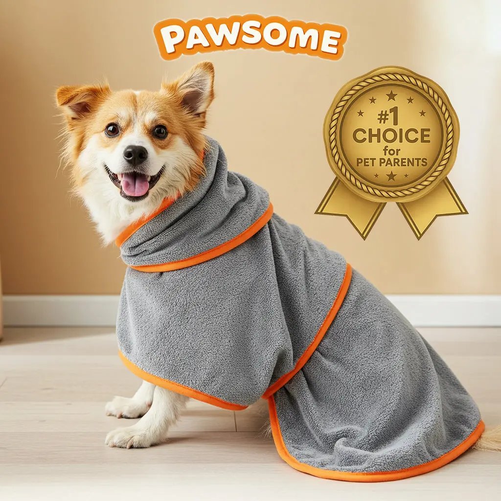 🐶🐾Super Absorbent Quick-drying Pet Dog Bathrobe