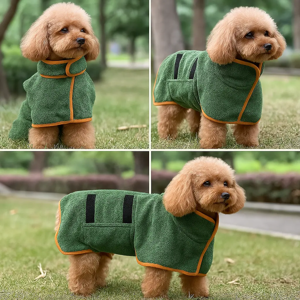 🐶🐾Super Absorbent Quick-drying Pet Dog Bathrobe