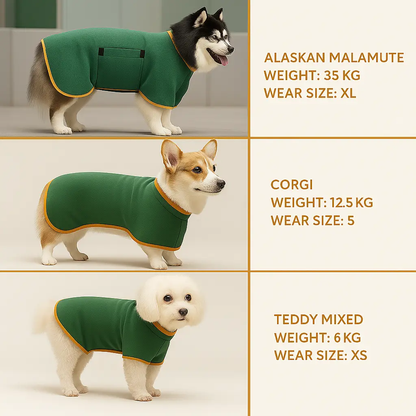 🐶🐾Super Absorbent Quick-drying Pet Dog Bathrobe