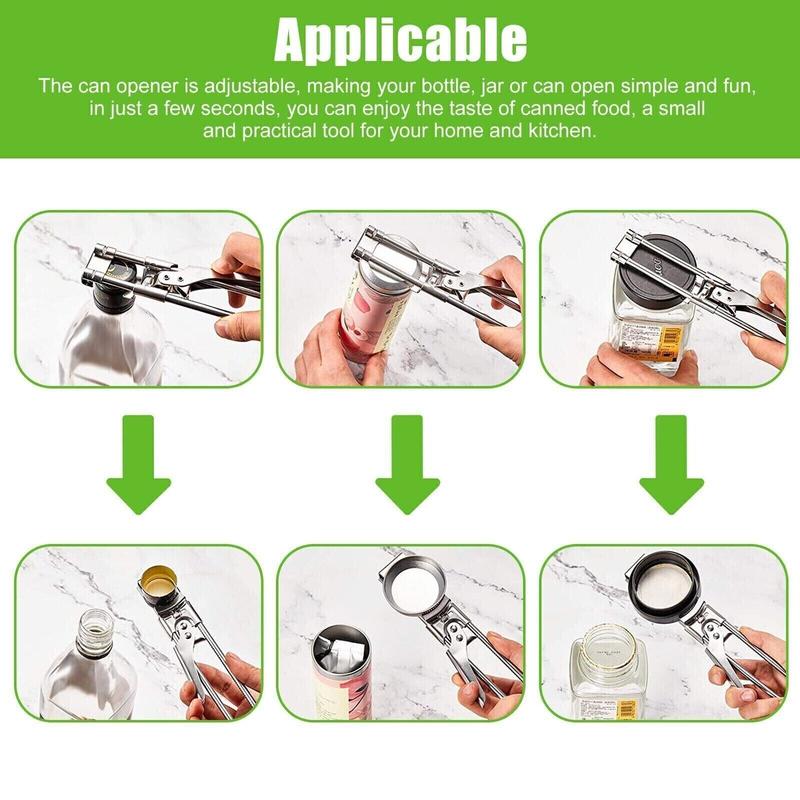 🔥Last Day 49% OFF - Adjustable Stainless Steel Jar Opener