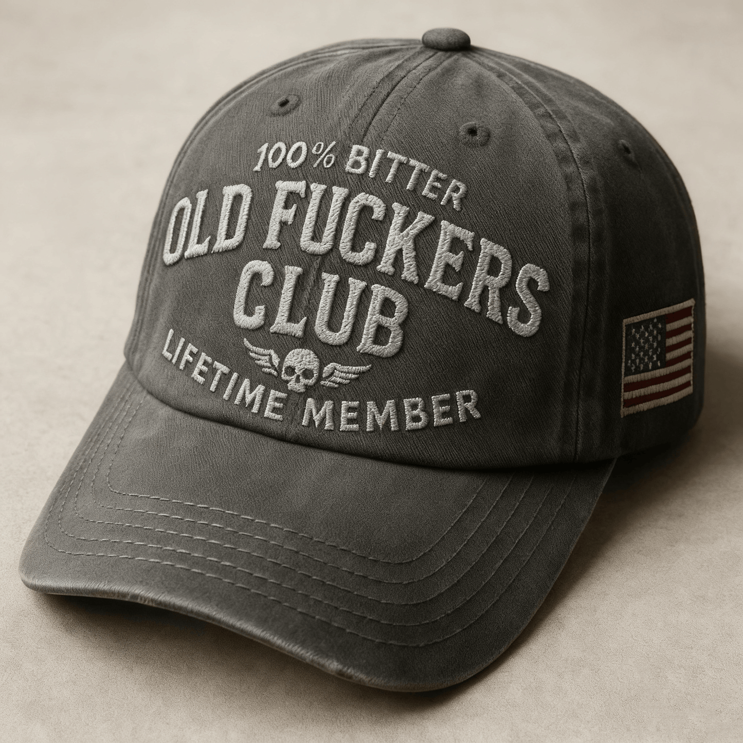 🧢 Old F*ckers Club - Vintage Cotton Baseball Cap