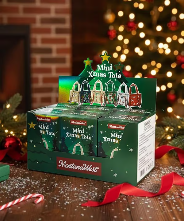 🎄Montana West Mini Xmas Tote Blind Box Gift for Holiday Suprises