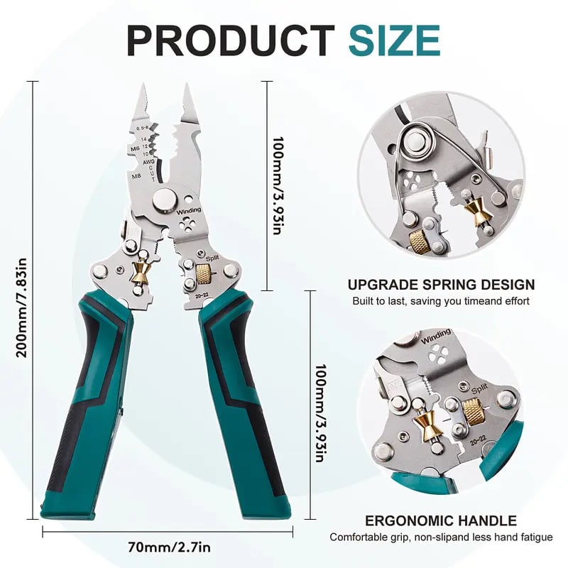 16 in 1 Wire Stripper Twister for Cutting and Pulling Wires