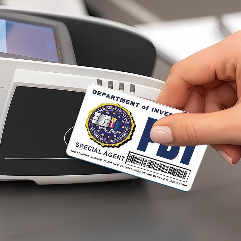 🔥Last Day 49% OFF - Secret Agent Card Skins Kit: FBI/ICE Designs  • Cosplay & Gift Stickers