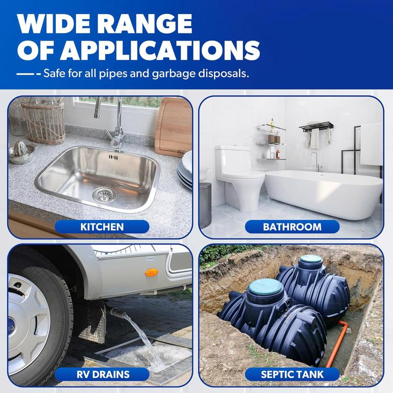 💦Powerful Pipe Dredging Agent for Kitchen and Toilet Pipelines