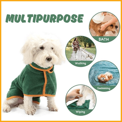 🐶🐾Super Absorbent Quick-drying Pet Dog Bathrobe