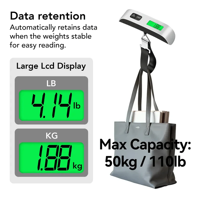 🔥Portable Digital Luggage Scale Accurate Weighing🧳⚖️