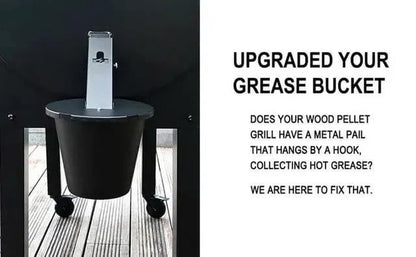 ✨Grease Bucket with Lid & Silicone Liner