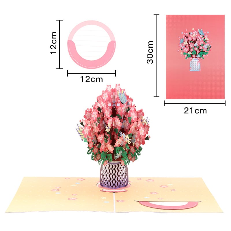 💌 Forever-Blooming 3D Flower Pop-Up Card | A Valentine’s Surprise She’ll Never Forget💖