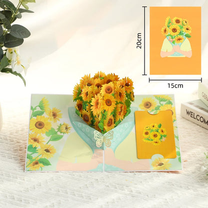💌 Forever-Blooming 3D Flower Pop-Up Card | A Valentine’s Surprise She’ll Never Forget💖