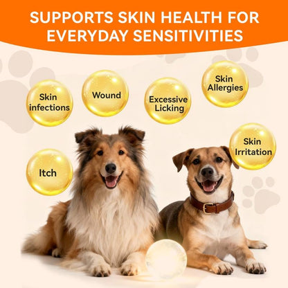 Itch Relief Spray –Vet Recommended Skin Soothing Quantum Silver Spray for Dogs & Cats