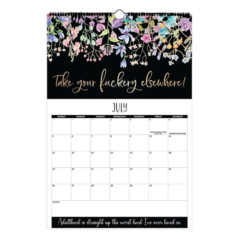 Here We F*cking Go Again: 2026 Swear Calendar for Tired-Ass Women