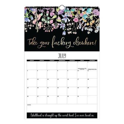 Here We F*cking Go Again: 2026 Swear Calendar for Tired-Ass Women