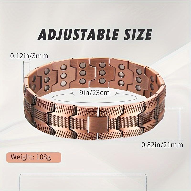 Pure Copper Magnetic Bracelet – Relieve Pain & Boost Circulation